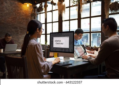 Computer Screen Data Center Word Window Popup