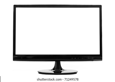 Computer Screen Isolated On White