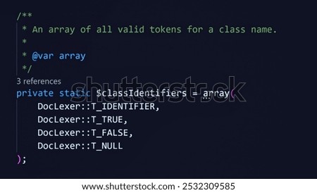 Computer Screen PHP Code, PHP Coding, HTML component coding, PHP background, Drupal code