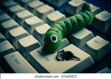 computer security breach due to worm attack