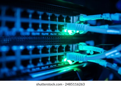 Computer Server in data center room - Powered by Shutterstock