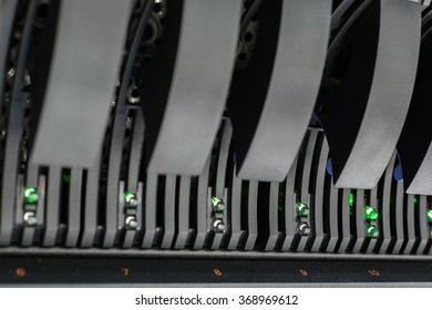 Computer Server mainframe and raid storage in datacenter