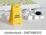 computer system fixing , under maintenance