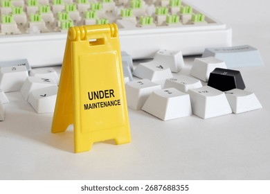 computer system fixing , under maintenance