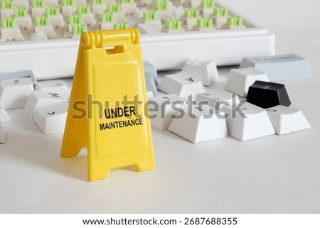 computer system fixing , under maintenance