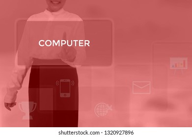 COMPUTER - technology and business concept