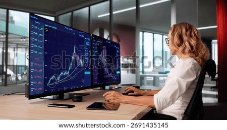 The Computer Trader: Multiple Screens In Online Office Desk