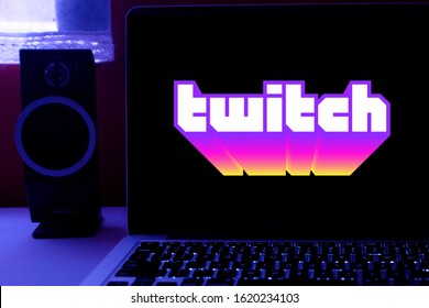 Computer with the Twitch logo is a platform that offers a live video streaming service.
United States, Sunday, January 19, 2022.