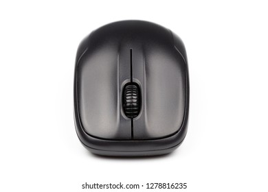 Computer wireless mouse isolated on white background for business, education and technology concept design.