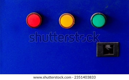 Concealed Meter  and Main Box 3 fuses (red, green, yellow lights)