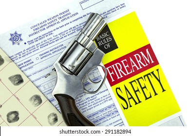 Concealed Weapon Permit Application With Gun