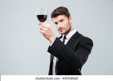 11,898 Happy smiling man holding glass wine Images, Stock Photos ...