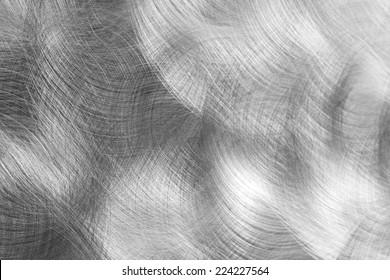 Concentric brushed steel sheet, background