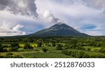 Concepcion Volcano; Located in Ometepe Island, Nicaragua. is on of the two volcanos. Concepcion is bigger than maderas volcano. 