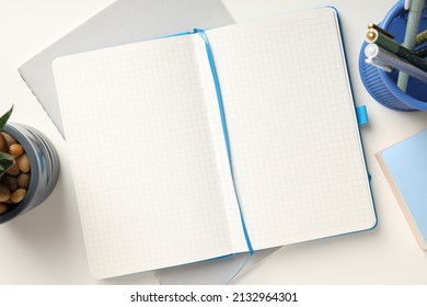 Concept of accessories for office or study, space for text - Shutterstock ID 2132964301