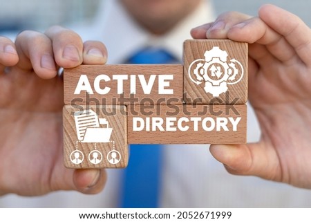 Concept of active directory. Data sharing technology.