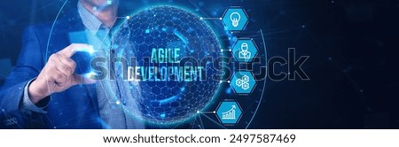 Concept of agile software development.