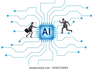 Concept of AI - artificial intelligence in action