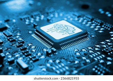 Concept AI (Artificial Intelligence) technology, chip IC on PCB, PCB circuit board, microprocessor, Machine learning.  - Powered by Shutterstock - Get 15% off with code: PIKWIZARD15