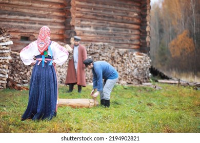 Concept Ancient Traditions Slavic Carnival Rites Stock Photo 2194902821 ...