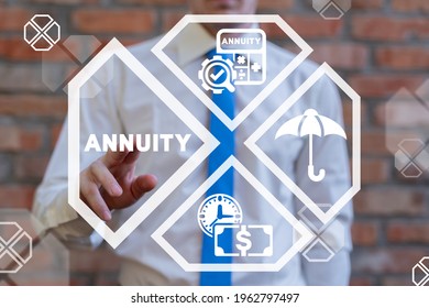 Concept Of Annuity. Annual Profit Investment Business. Capital Annuities.