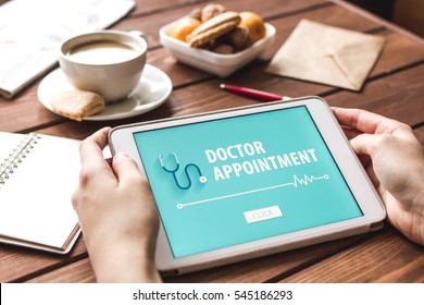 Concept Of Appointment To Doctor Online