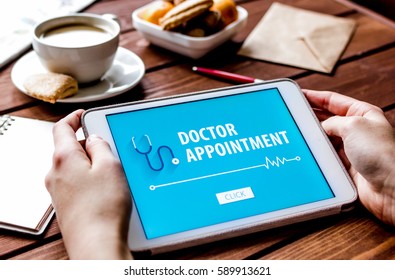 Concept Of Appointment To Doctor Online