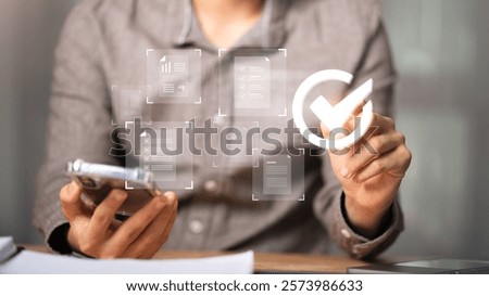concept of auditing and evaluating quality and efficiency of personnel ,business document evaluation process ,inspection of business finance tax documents ,Data analysis reports growth results.