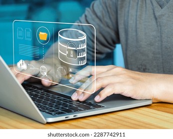 Concept of big data storage technology, database and network connection. Data file access security, Business Analytics and Data Management System implementation