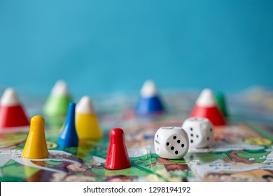 Concept Board Games Dice Chips Cards Stock Photo 1298194192 | Shutterstock