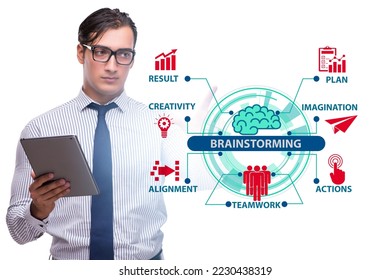 Concept of brainstorming as a solution tool - Shutterstock ID 2230438319