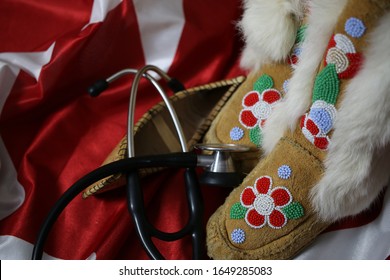 Concept of Canadian Indigenous Healthcare. 