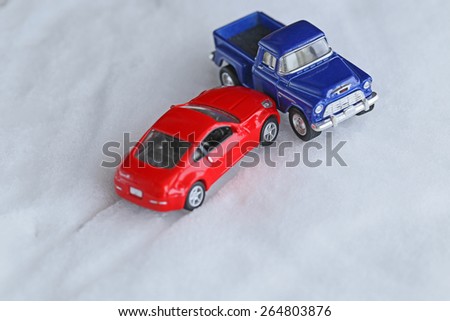 Concept of Car accident