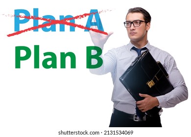 Concept of choosing between Plan A or Plan B