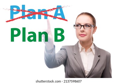 Concept of choosing between Plan A or Plan B