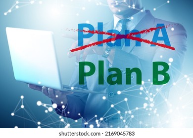 Concept of choosing between Plan A or Plan B