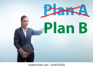 Concept Choosing Between Plan Plan B Stock Photo 2169372135 | Shutterstock