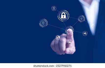 Concept of Cloud Computing. A system that relies on computation and storage on the Internet, allowing users to access and use applications and services. Through a web browser or internet interface. - Powered by Shutterstock - Get 15% off with code: PIKWIZARD15