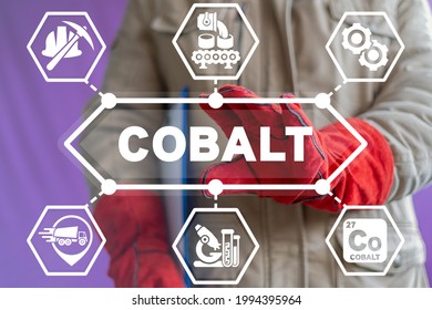 Concept Of Cobalt Mining Manufacture.