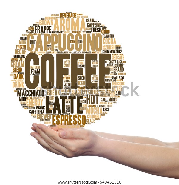 Concept Conceptual Creative Hot Coffee Cappuccino Stock Photo Edit Now