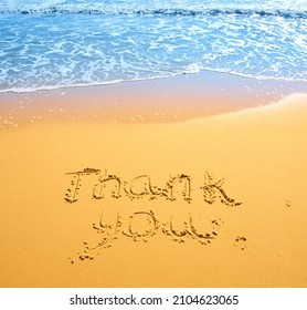 Concept Conceptual Hand Drawn Thank You Stock Photo 2104623065 ...