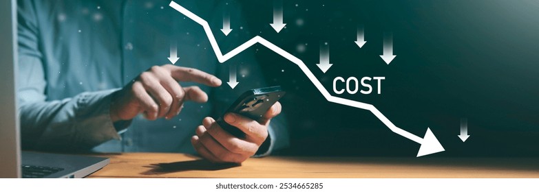Concept of cost, lean or cost reduction