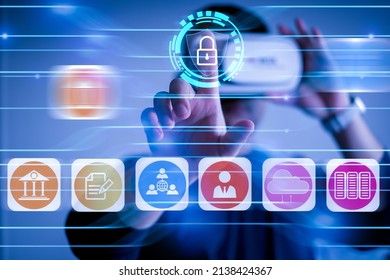 Concept of cyber security, information security and encryption, secure access to user's personal information, secure Internet access, cybersecurity.  2Fa, Two-Factor Authentication, protect data..