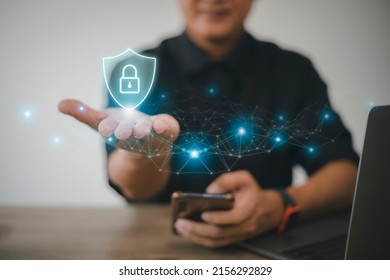 Concept Cyber Security Information Security Encryption Stock Photo