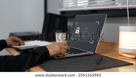 Concept of cyber security, information security and encryption, secure access to user's personal information, secure Internet access, cybersecurity.	