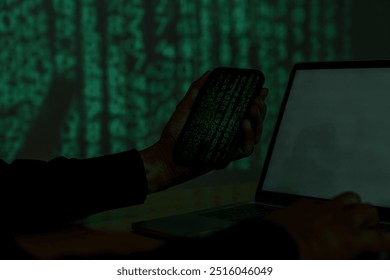 The concept of cybersecurity and data theft