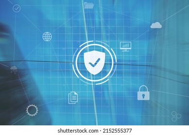 Concept Data Security. Security of personal data and information.