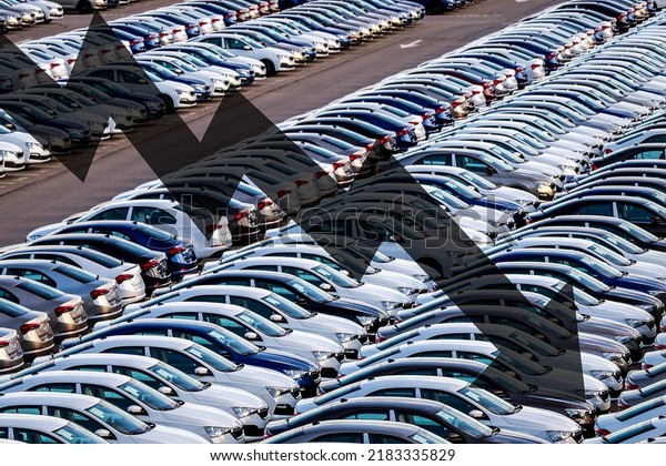 The concept of a decline in car production or\
prices. Manufacturing crisis or recession crisis in new car sales.\
Decline in demand.