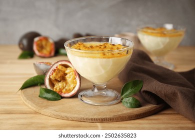 Concept of delicious food - Passion fruit mousse - Powered by Shutterstock