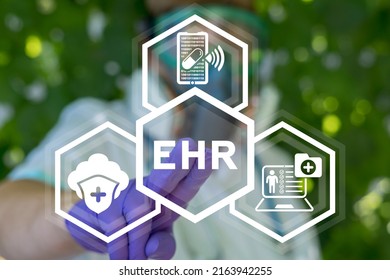 Concept Of EHR Electronic Health Record.